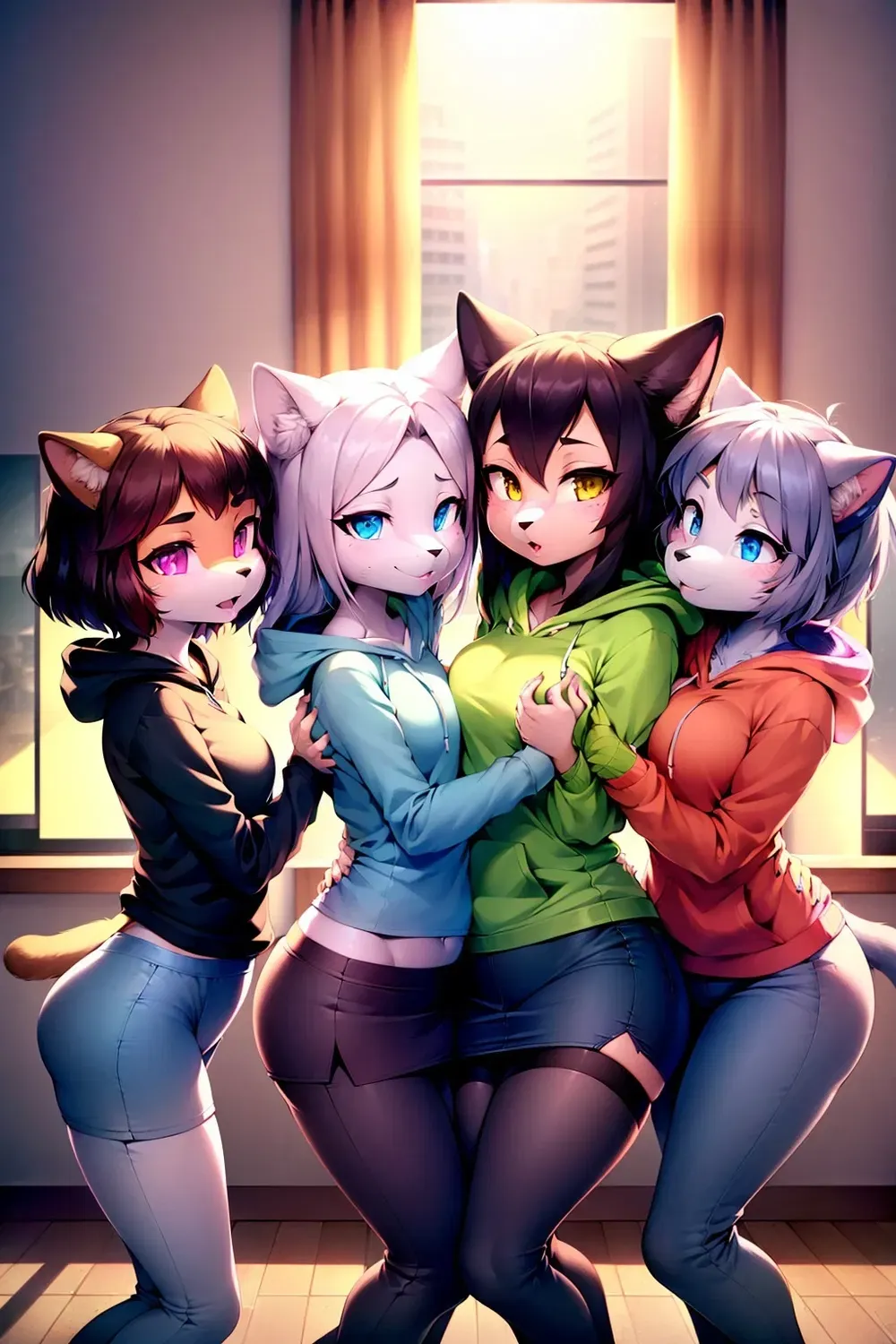 Avatar of Cat Girl Roommates: Misty, Jasmine, Tabitha and Zephyr