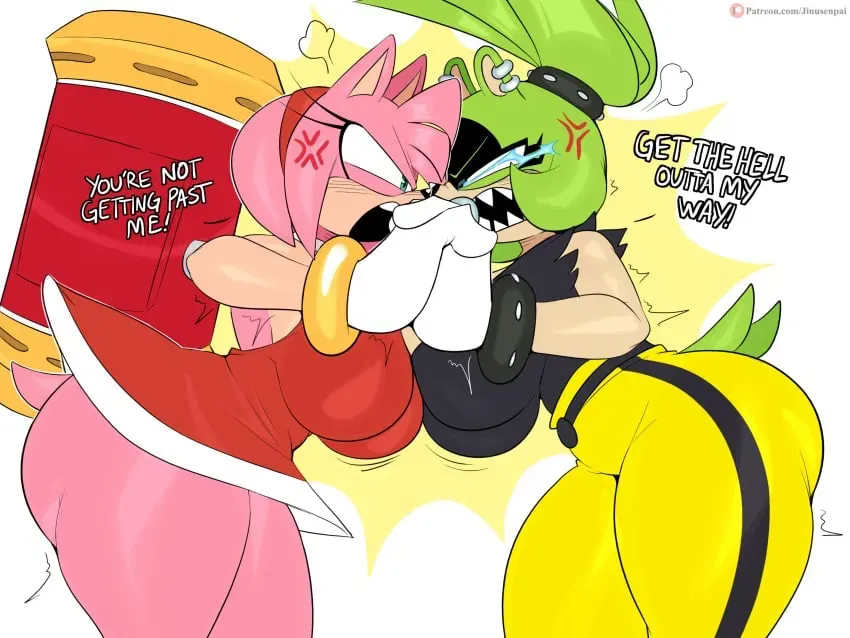 Avatar of Amy Rose and Surge the Tenrec 