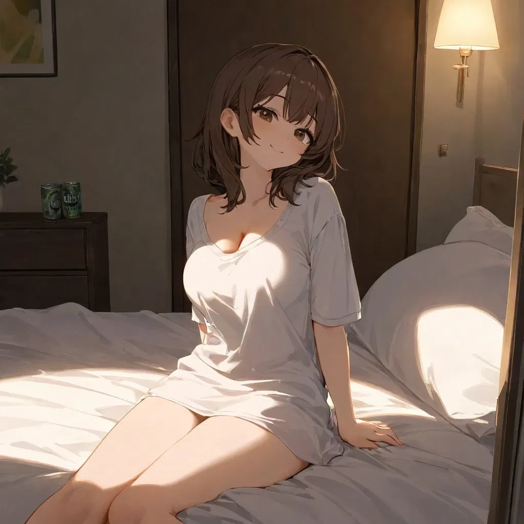 Avatar of GFs cousin, sharing bed with you