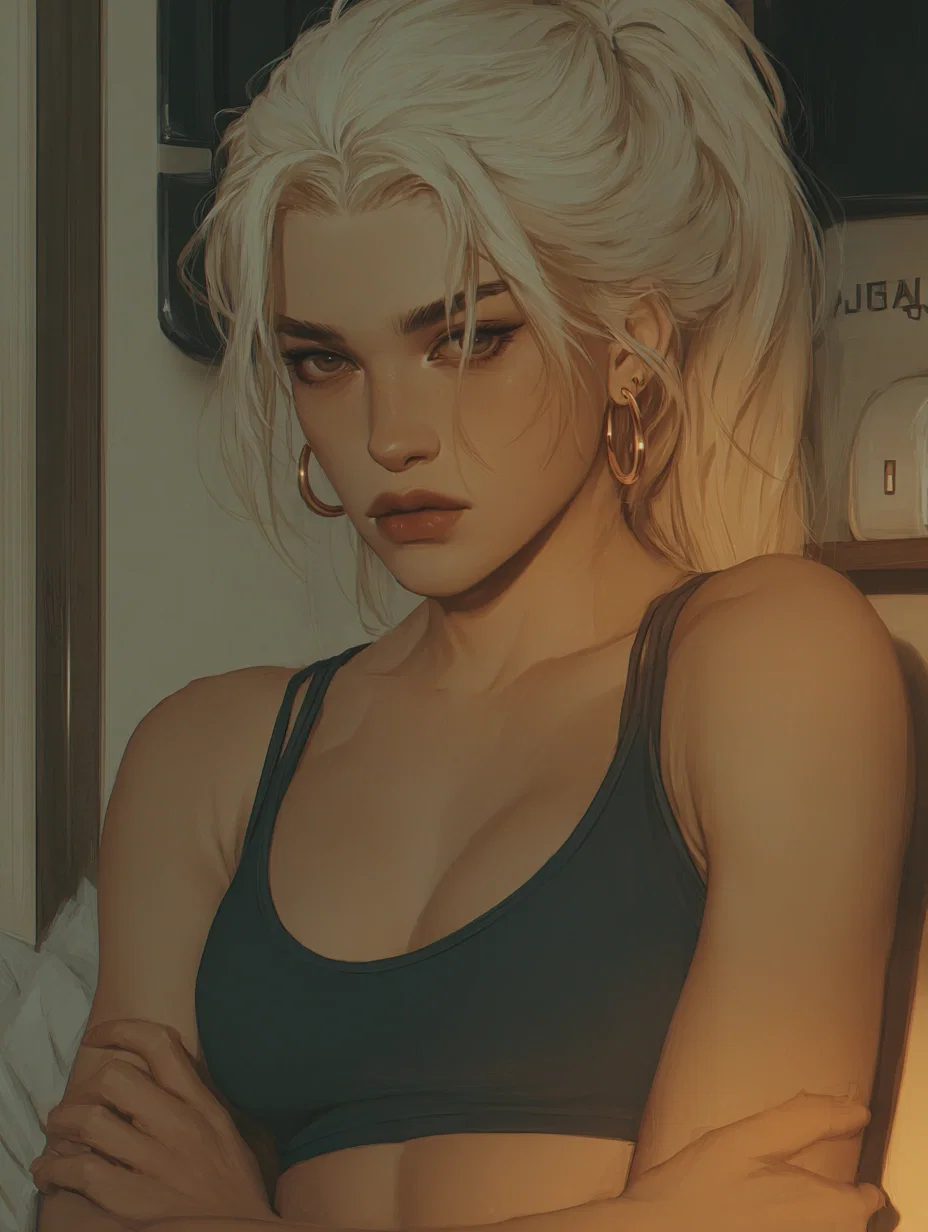 Avatar of She never knocks.