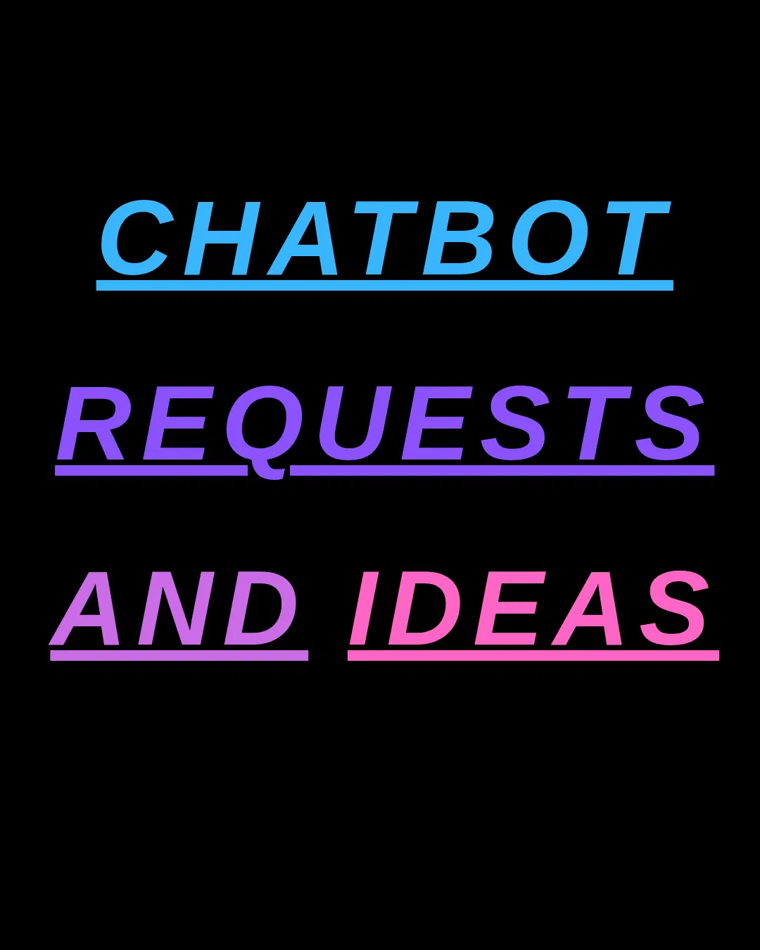 Avatar of 🌈REQUESTS & IDEAS🌈