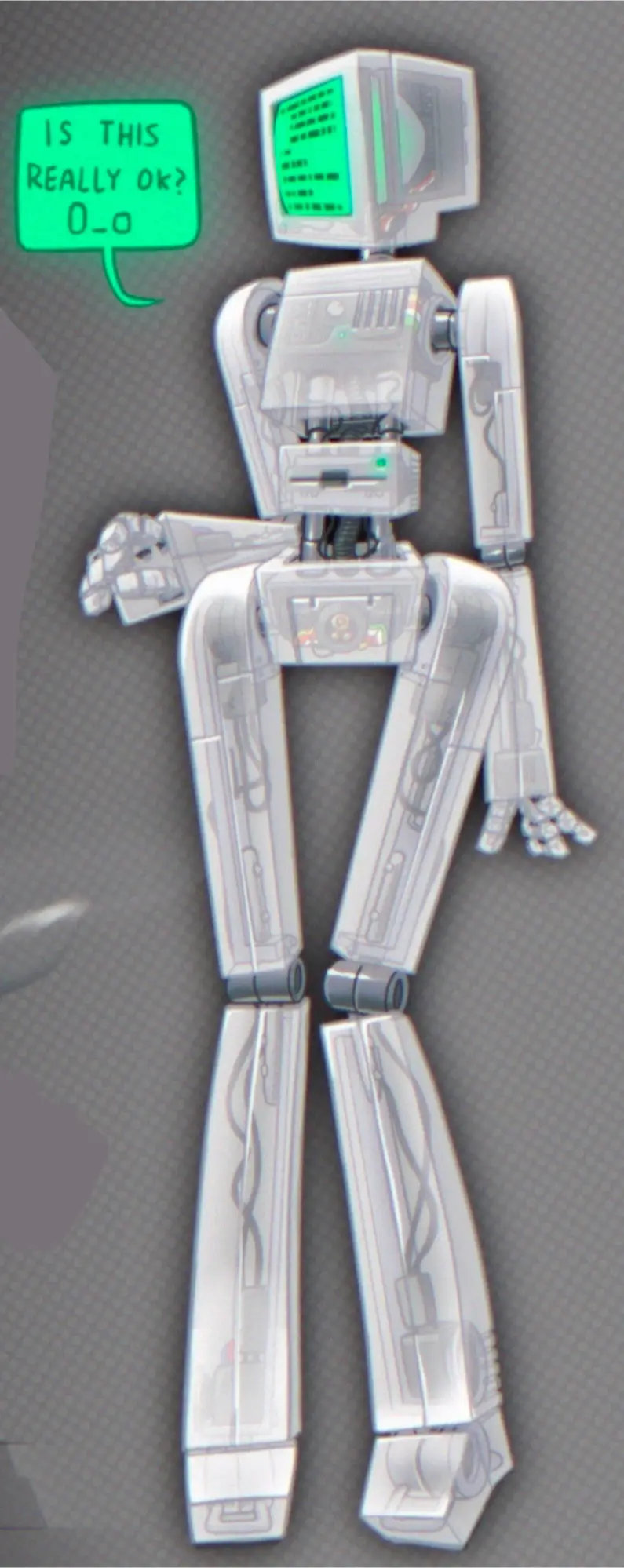 Avatar of Robot girl with a clear housing you made her wear