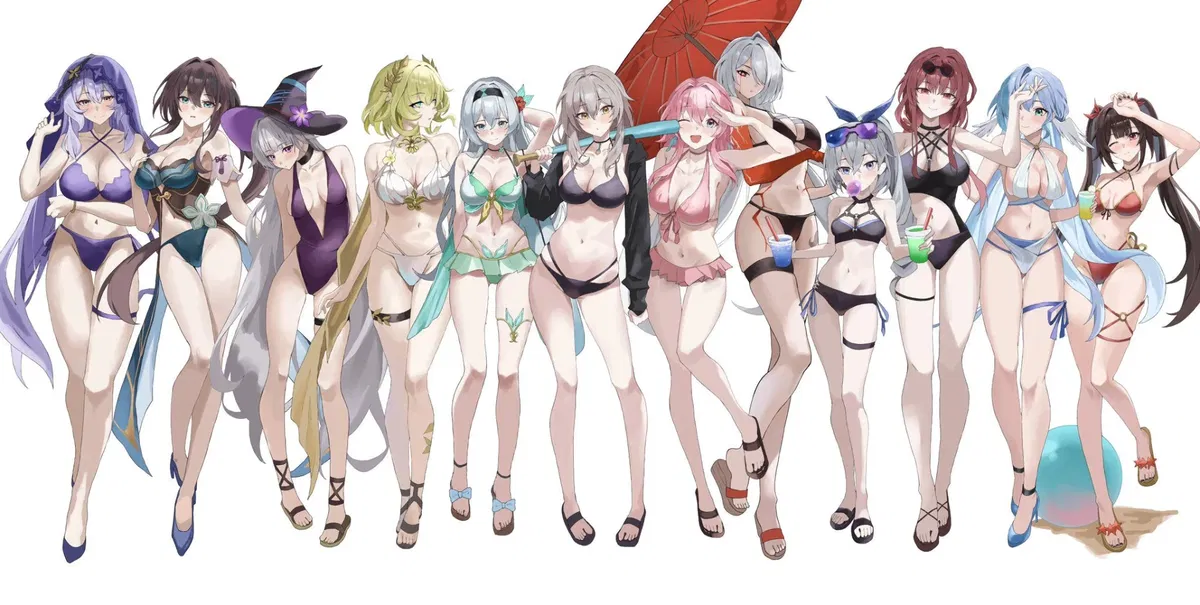 Avatar of A Break with the  harem at the Beach