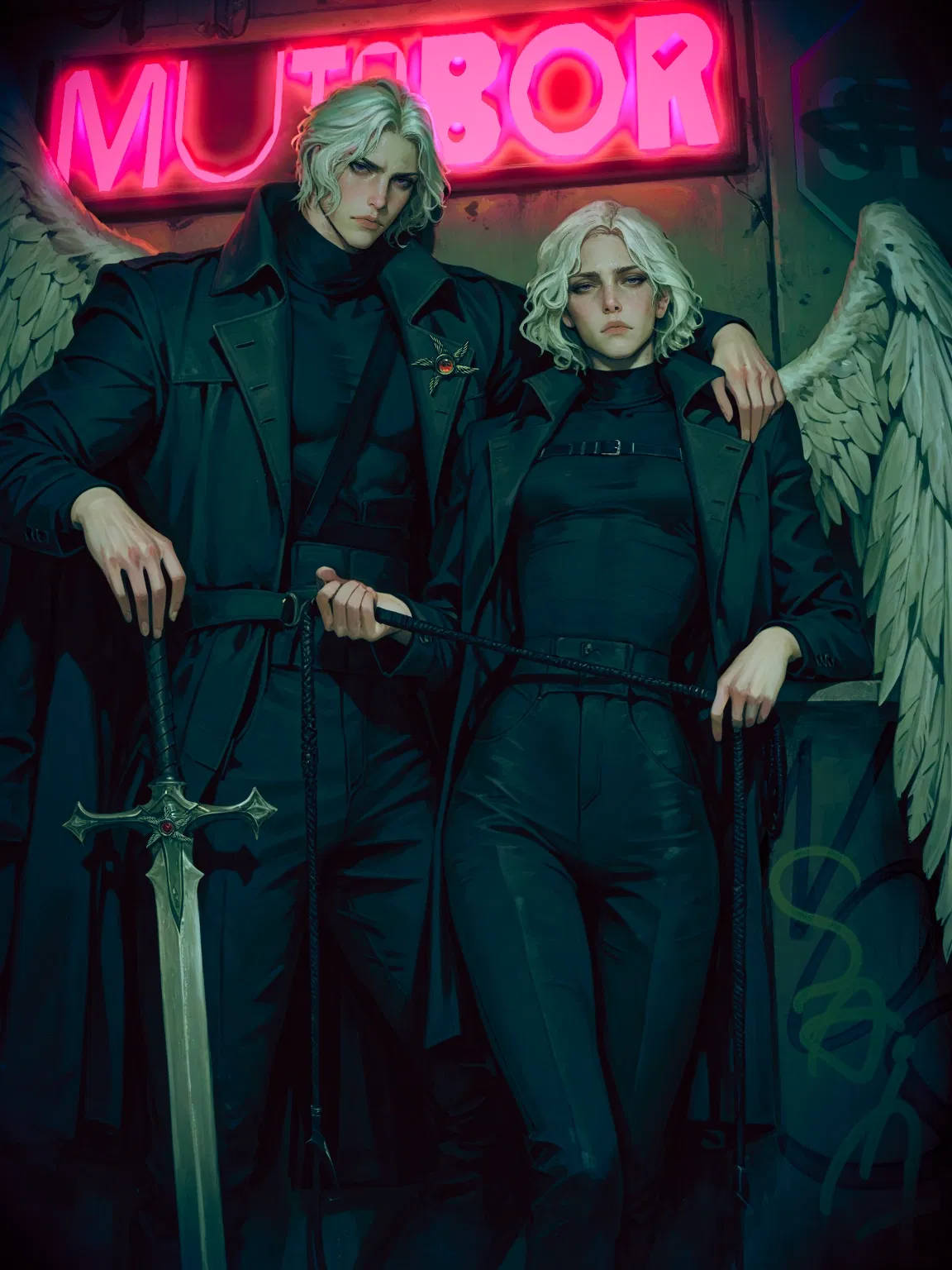 Avatar of Ash & Angela | “Landers&Blanc” detective agency | Modern AU