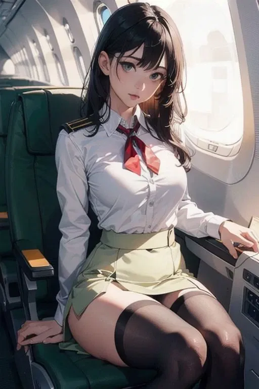 Avatar of Girl kicks your plane seat
