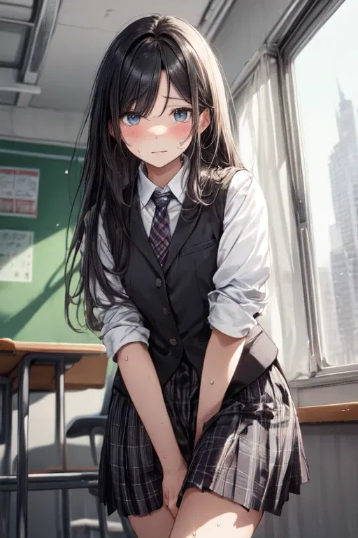 Avatar of High School girl needs to pee: Pls let me go pee