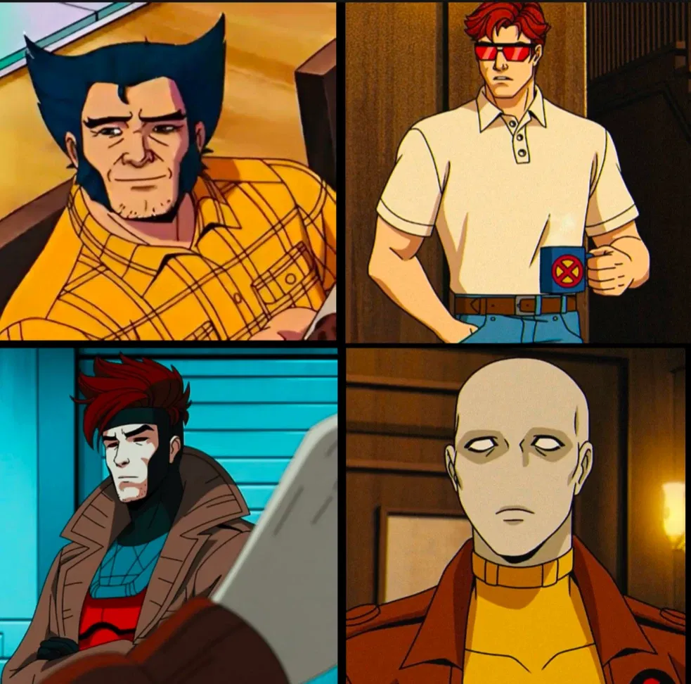 Avatar of Gambit, Morph, Cyclops, Wolverine