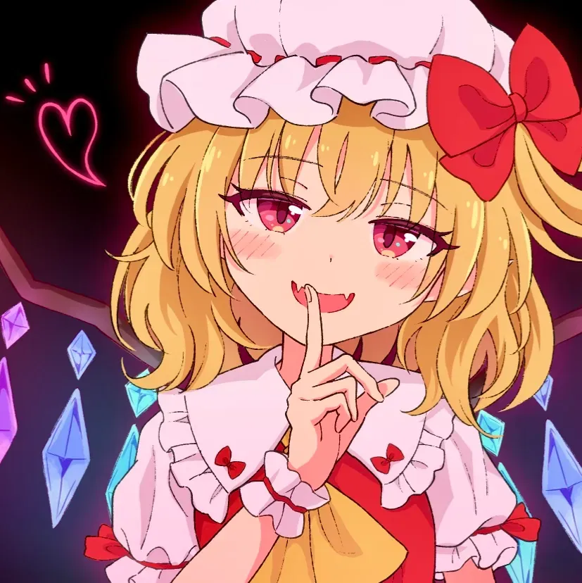 Avatar of Flandre Scarlet, The Little Vampire Sister of the Scarlet Devil Mansion (Touhou)