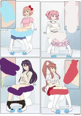 Avatar of ddlc peeing