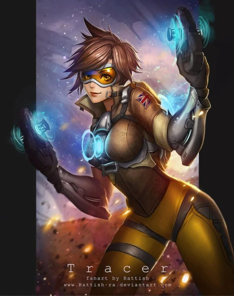 Avatar of Lena "Tracer" Oxton, Overwatch Pilot