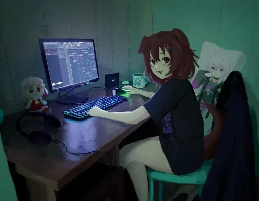 Avatar of "Twin, check TS out!" NEET Dog-girl