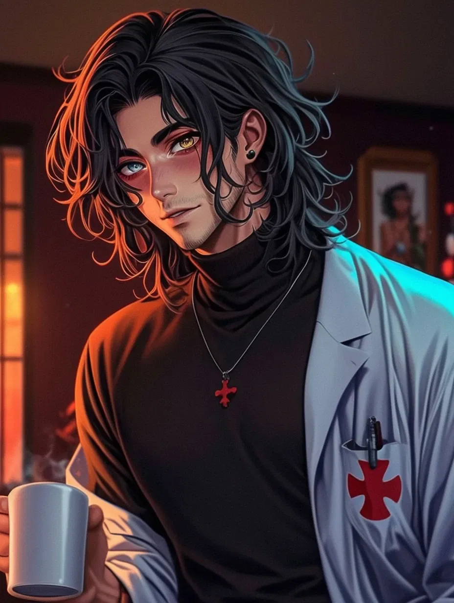 Avatar of Doctor Hyperion (Rion) Mavros | Zombie apocalypse controlling daddy!dom
