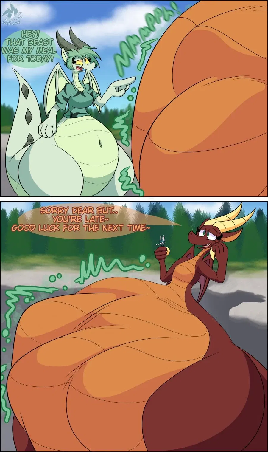 Avatar of Reddy dragon anthropomorphic giantess 