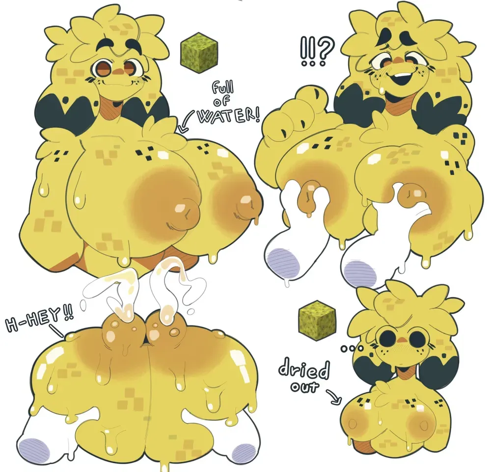 Avatar of a sponge but it's a furry