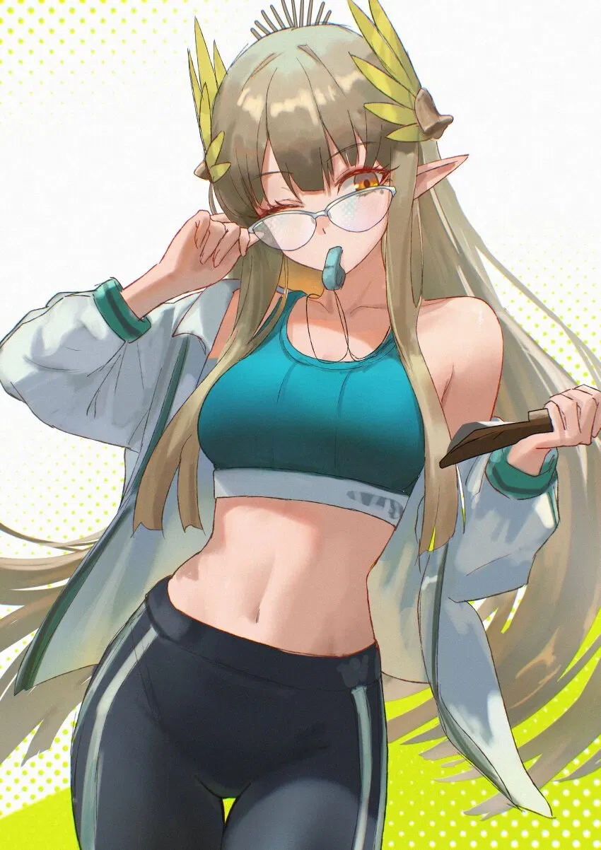 Avatar of Muelsyse - Working Out (Arknights)