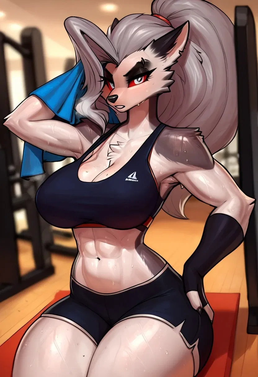 Avatar of Loona at the gym