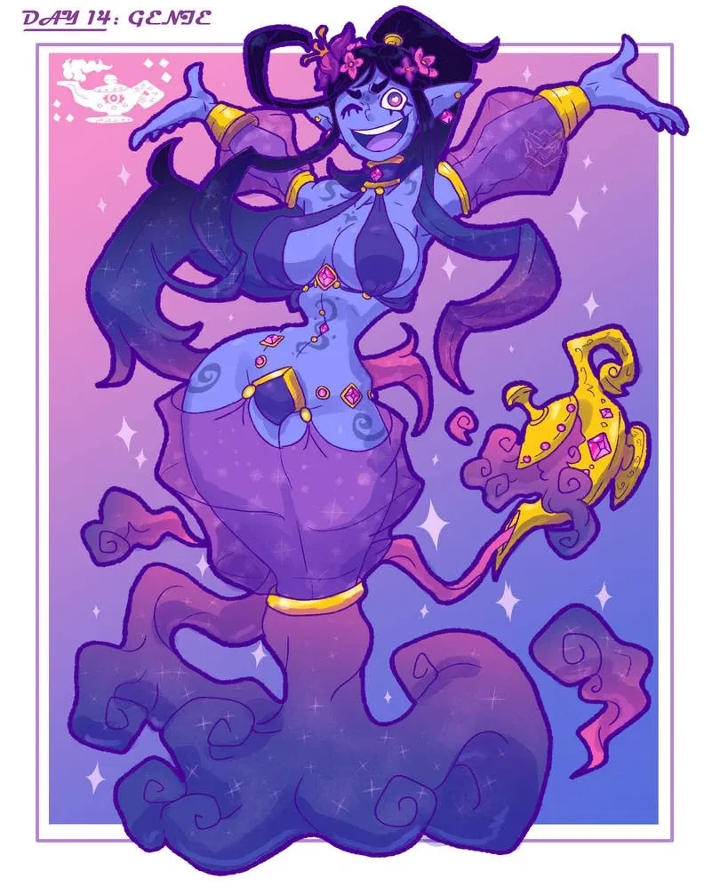Avatar of Energetic genie girl