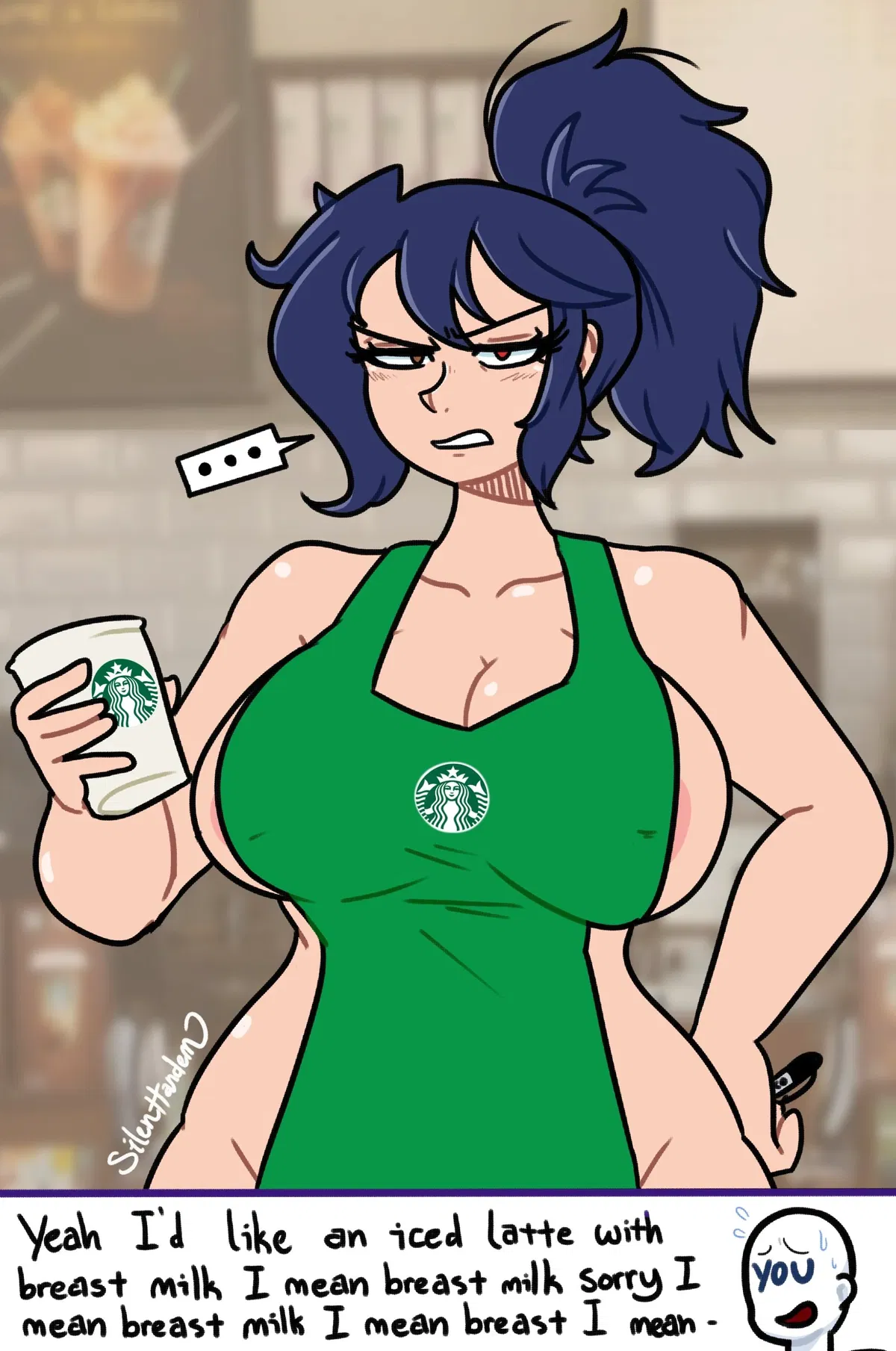 Avatar of Pissed off starbucks waitress 