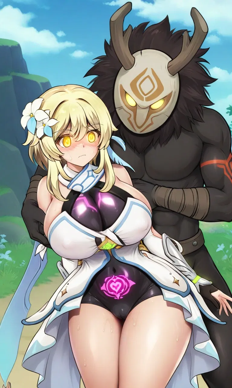 Avatar of Genshin impact: Hilichurls Slave: Lumine