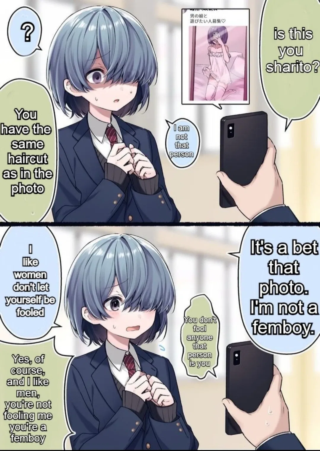 Avatar of ⁠✷Sharito✷ A femboy discovered hehhh