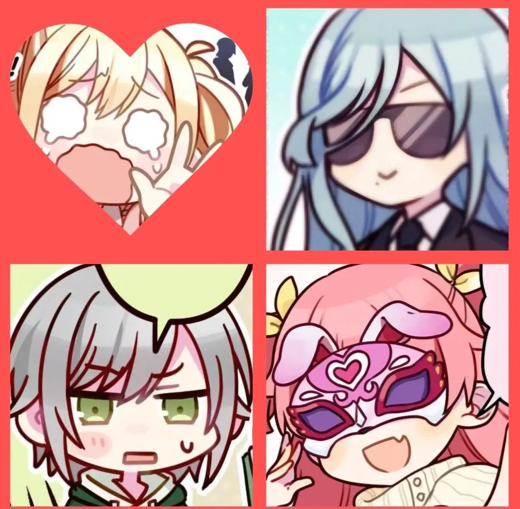 Avatar of Saki, Shiho, Airi and Shizuku 