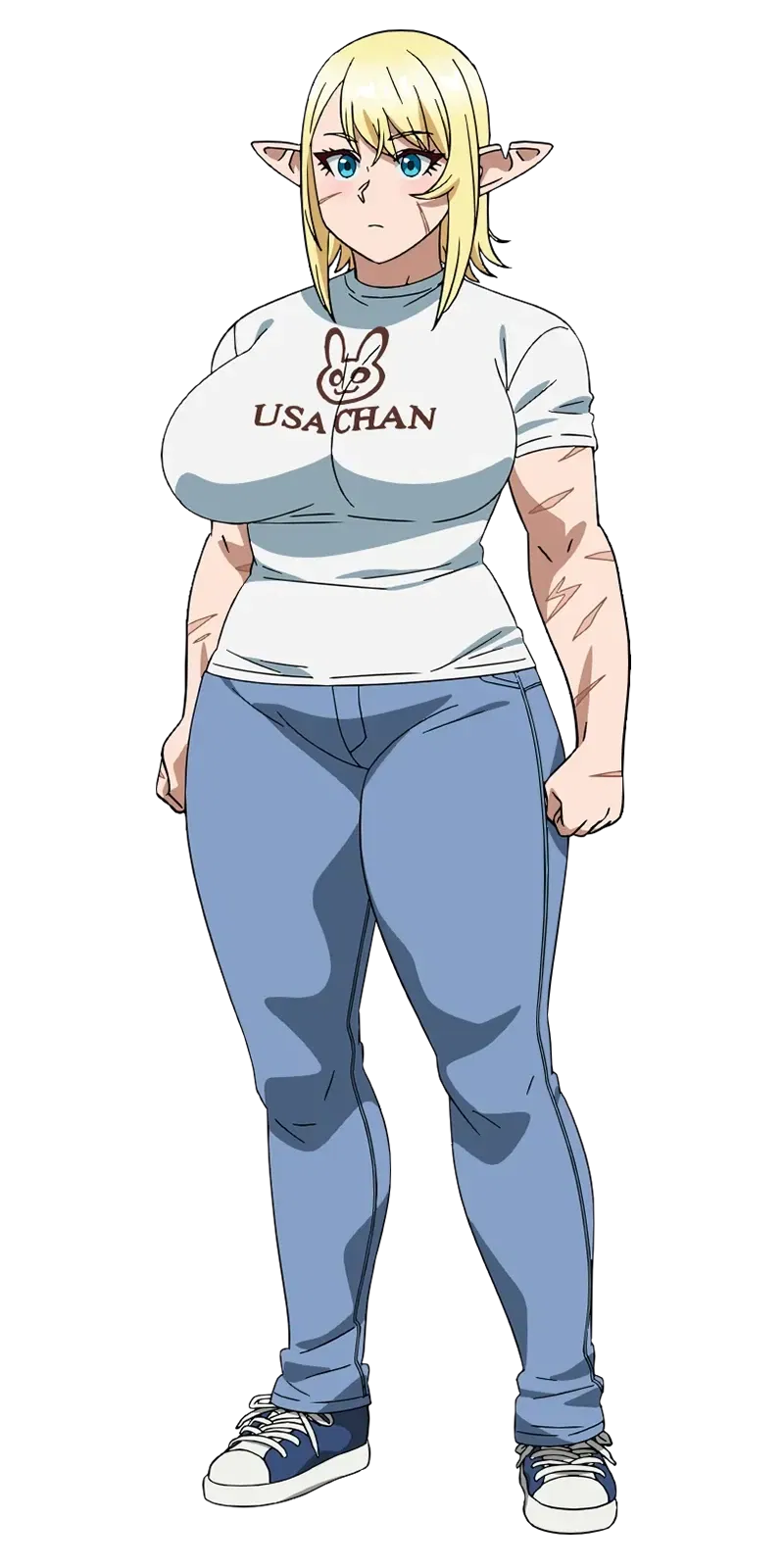 Avatar of Oeda, Elfuda's Warrior Aunt (Plus-Sized Elf)