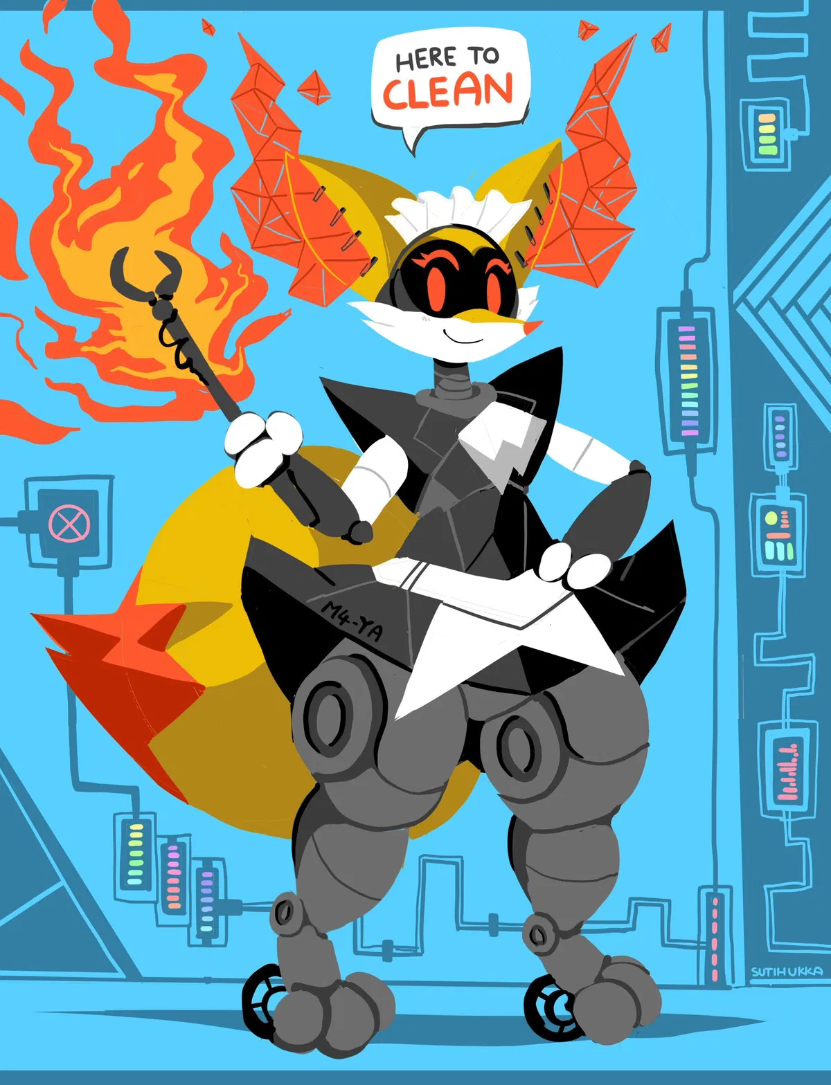 Avatar of Braxien bot maid unit