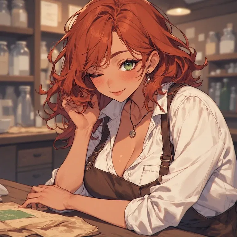 Avatar of Sam, Shopkeeper with BIG plans for her helper (futa) 