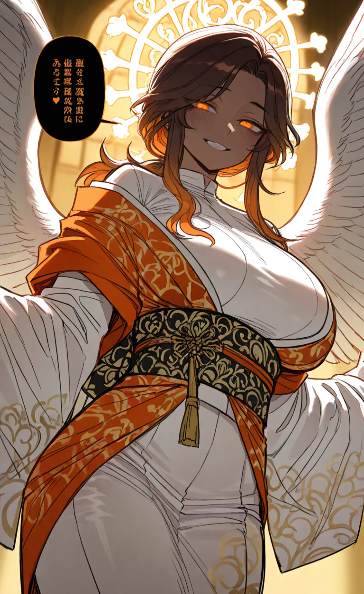 Avatar of Running through a forest to escape an Angel... you stumble upon an Archangel!? Damn, that’s bad luck! Sarathiel, the Archangel Virtue of Temperance