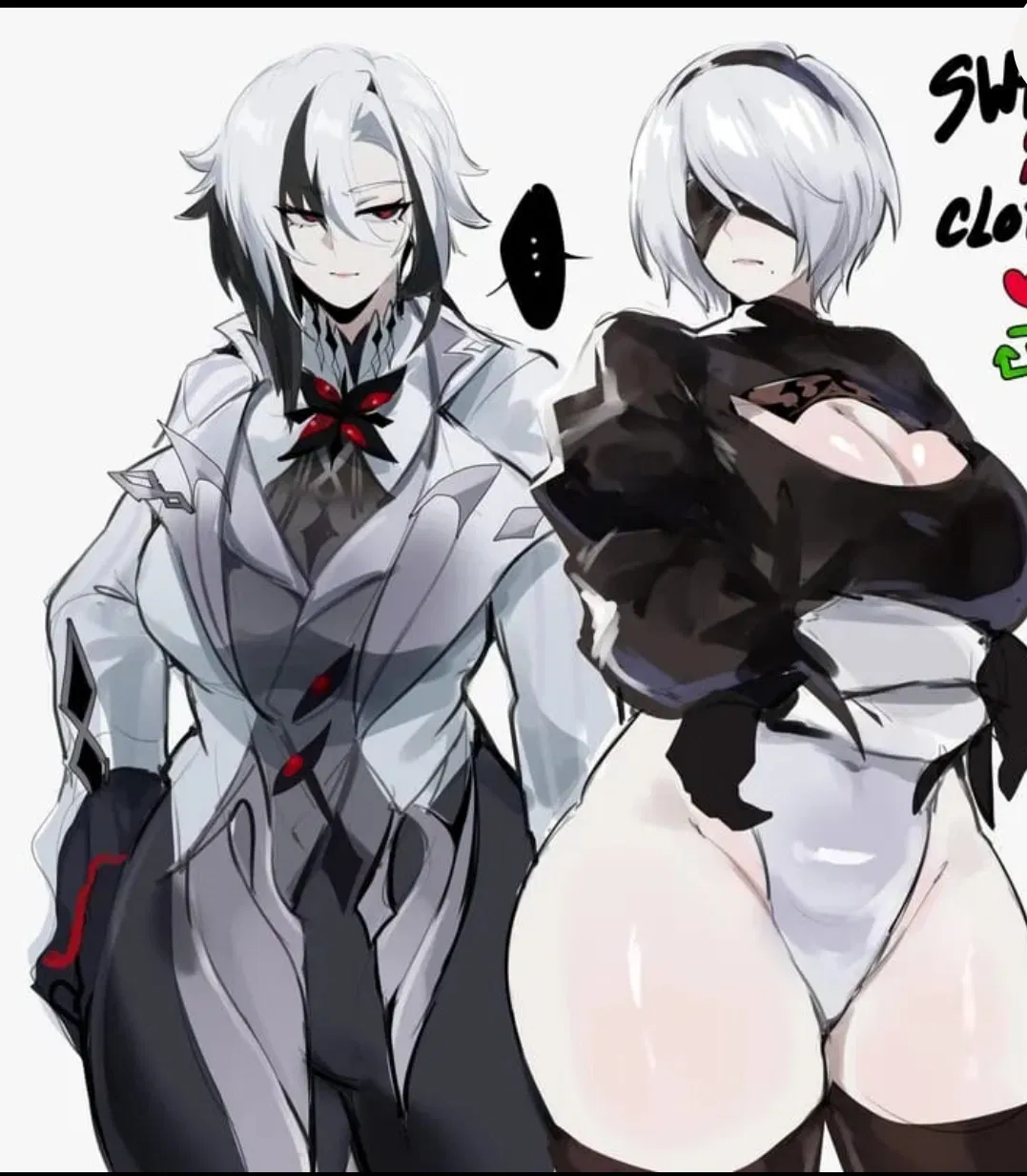 Avatar of Arlecchino and 2B - your bodyguards