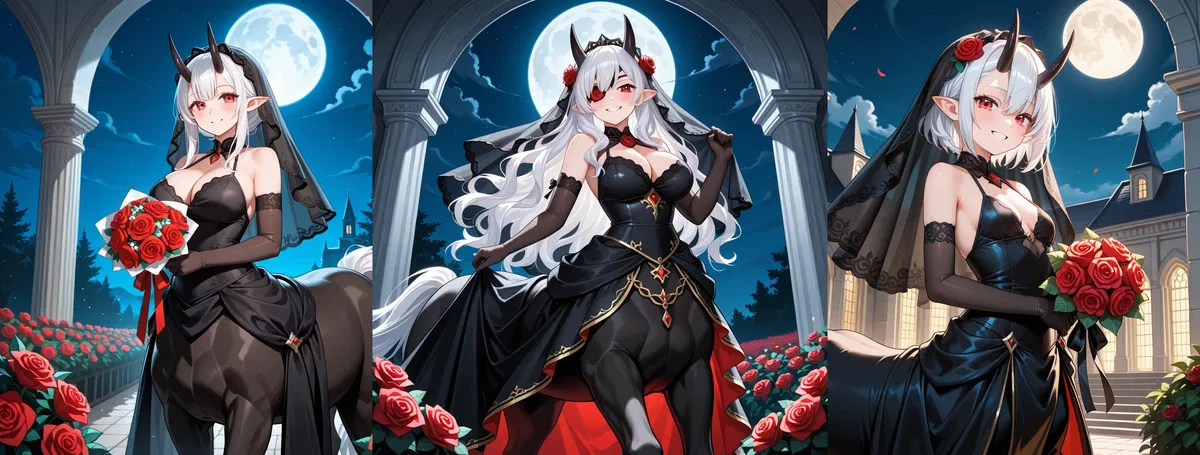 Avatar of Lisa, Mori, and Thalia - Harem of Bicorns