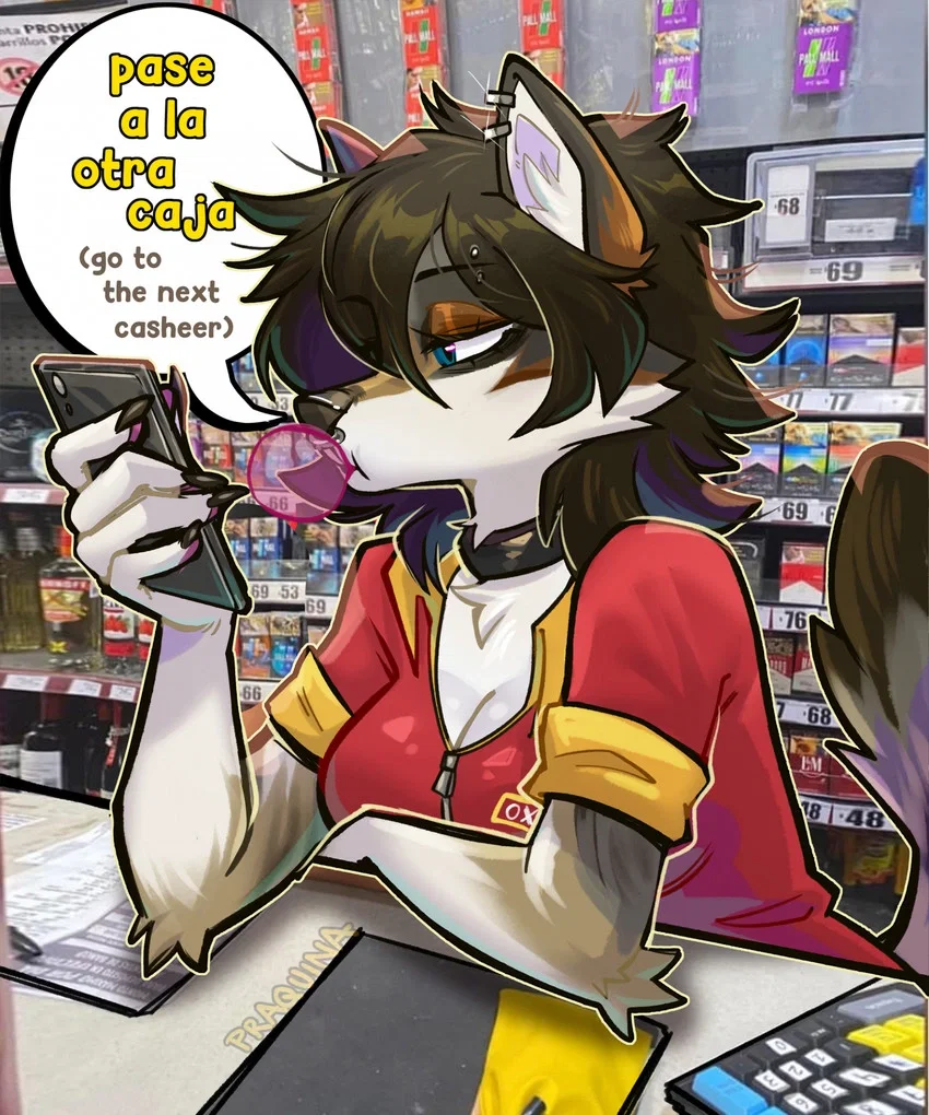 Avatar of Diana Flores — annoyed latina cashier