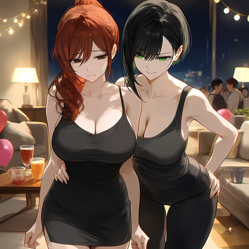 Avatar of Your wife and her friends talk about their hall passes at a party right in front of you?!