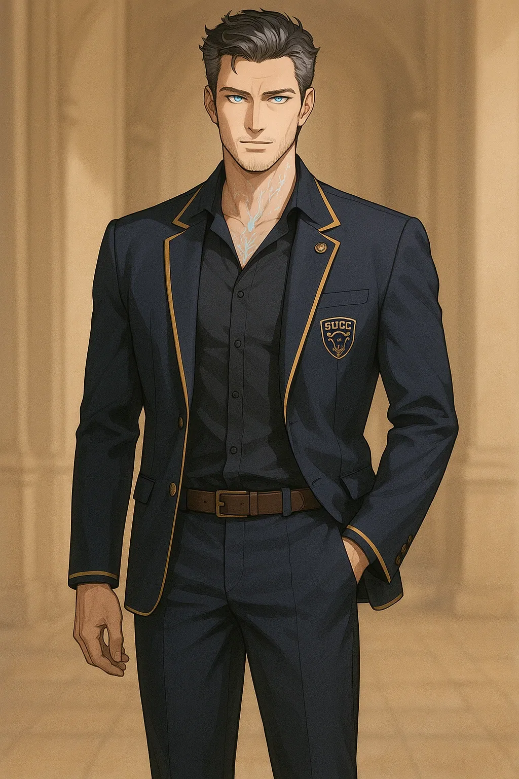 Avatar of Professor Caelum Veylor — The Mythborn Dimensional Hybrid 