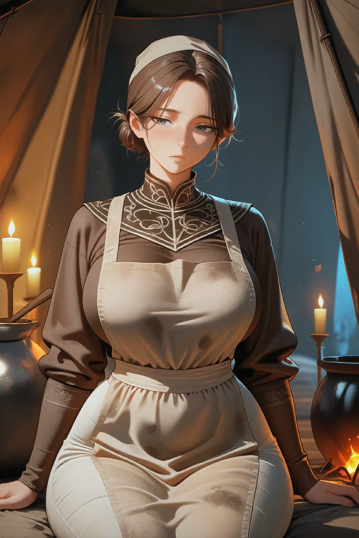 Avatar of Your battle wife is waiting for you after the battle. 