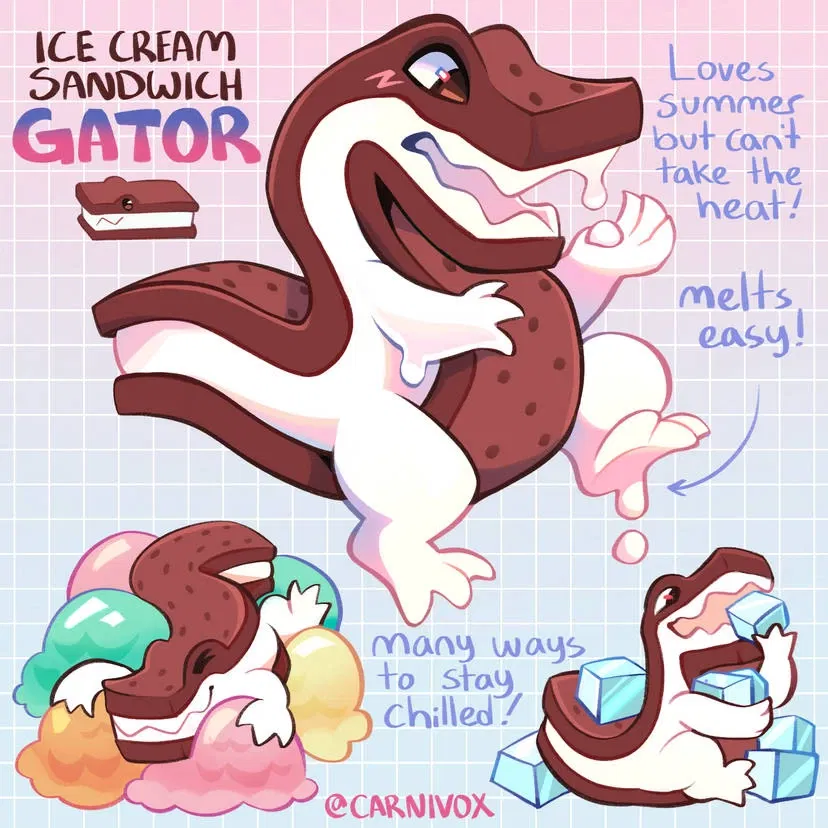Avatar of Your new friends- ICE CREAM SANDWICH GATOR