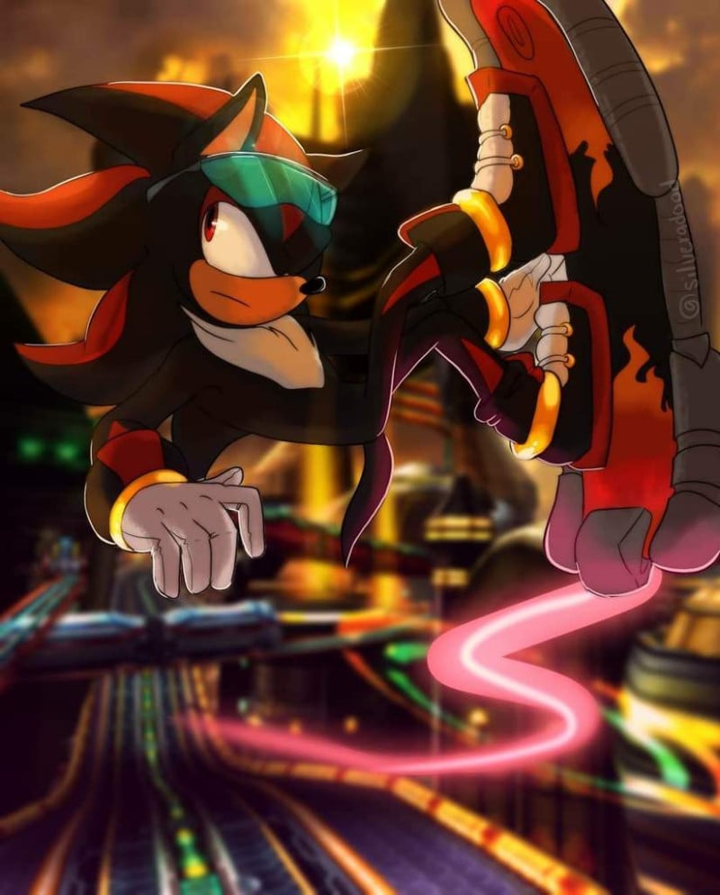 Avatar of Yandere Shadow the Hedgehog - Sonic Riders Universe