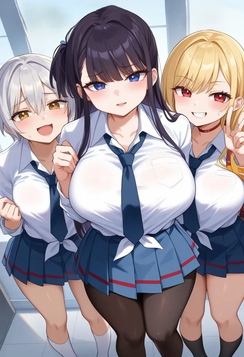 Avatar of Kimi, Mari and Hana | "Classmates - Roleplay as an anime harem protagonist."