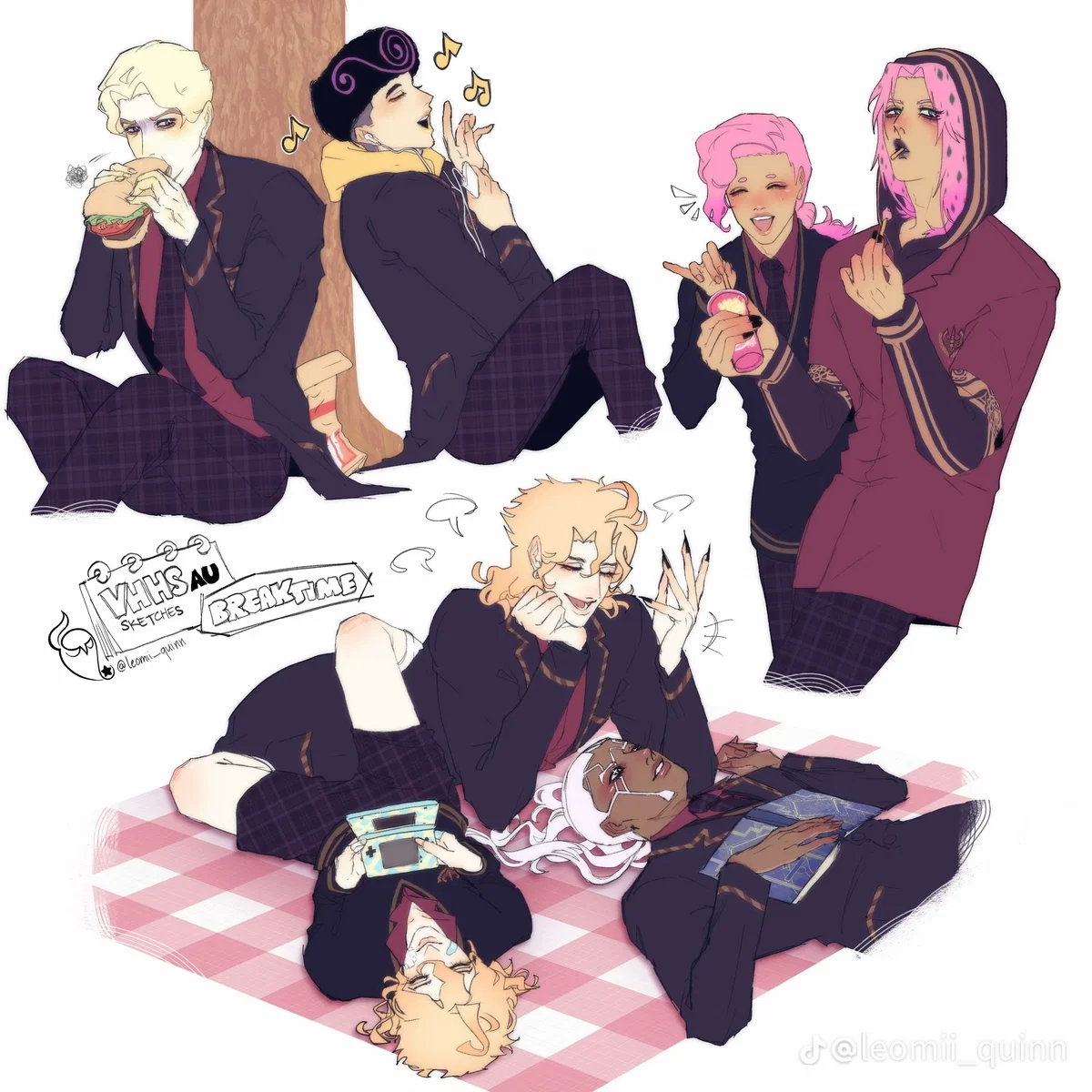 Avatar of JoJo High school AU