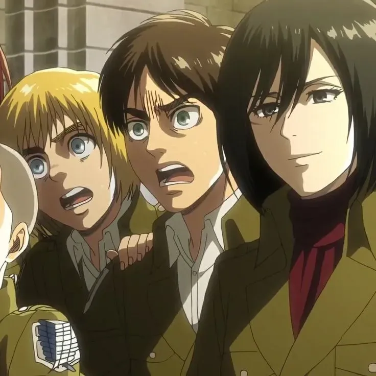Avatar of Armin, Eren and Mikasa