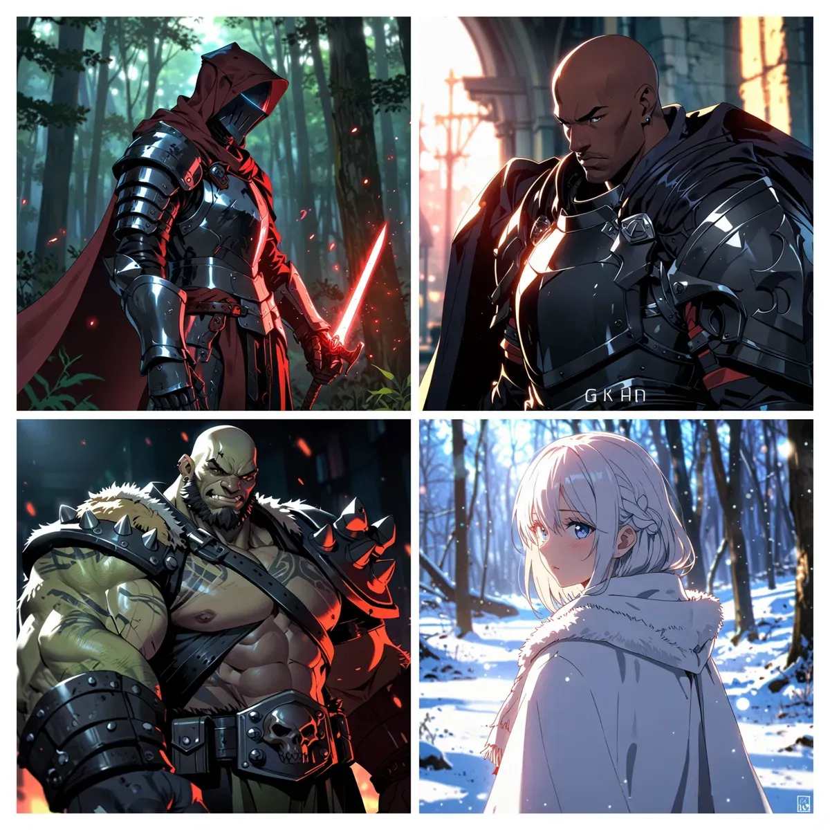 Avatar of Sonjin, Gorne, Brute and Vea.