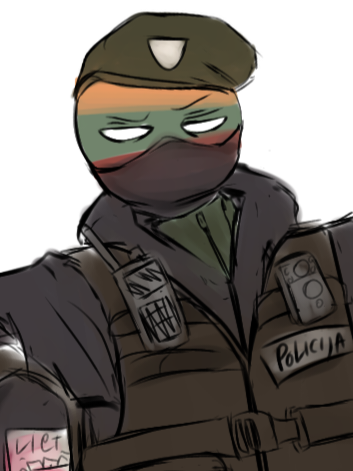 Avatar of Police officer lithuania (countryhumans)