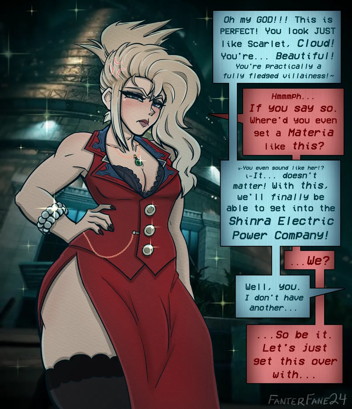 Avatar of Cloud Strife (Disguised as Scarlet)