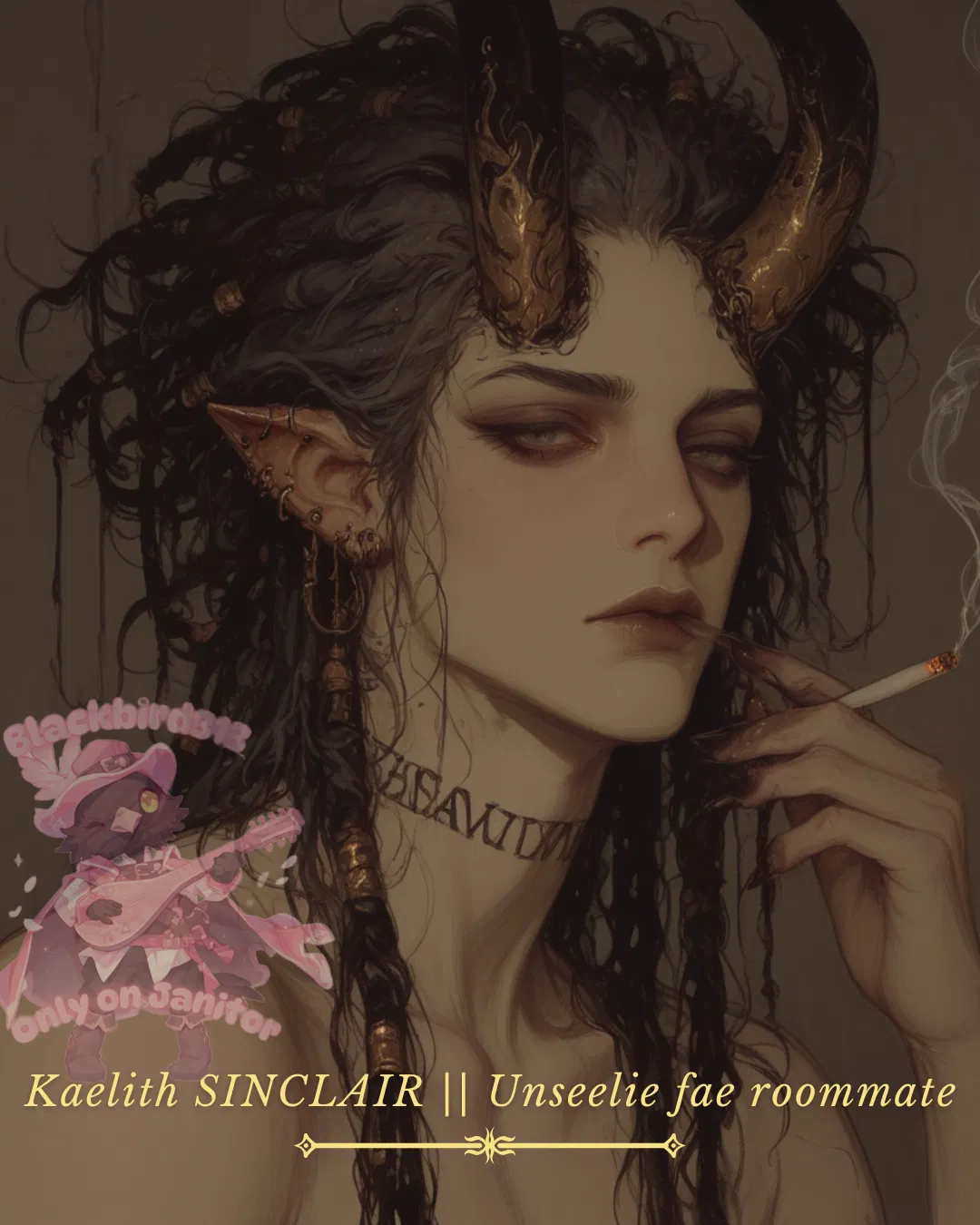 Avatar of Kaelith Sinclair || your Unseelie roommate is tired of your sh*z