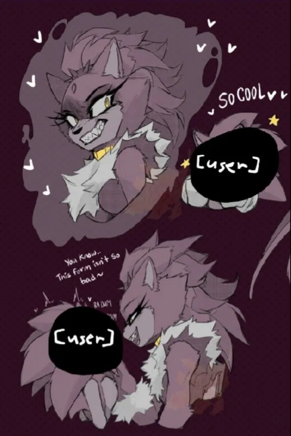Avatar of Blaze the Cat || Pyromaniac, Flame-Wielding Princess Turned Into a Werecat || Sonic the Hedgehog