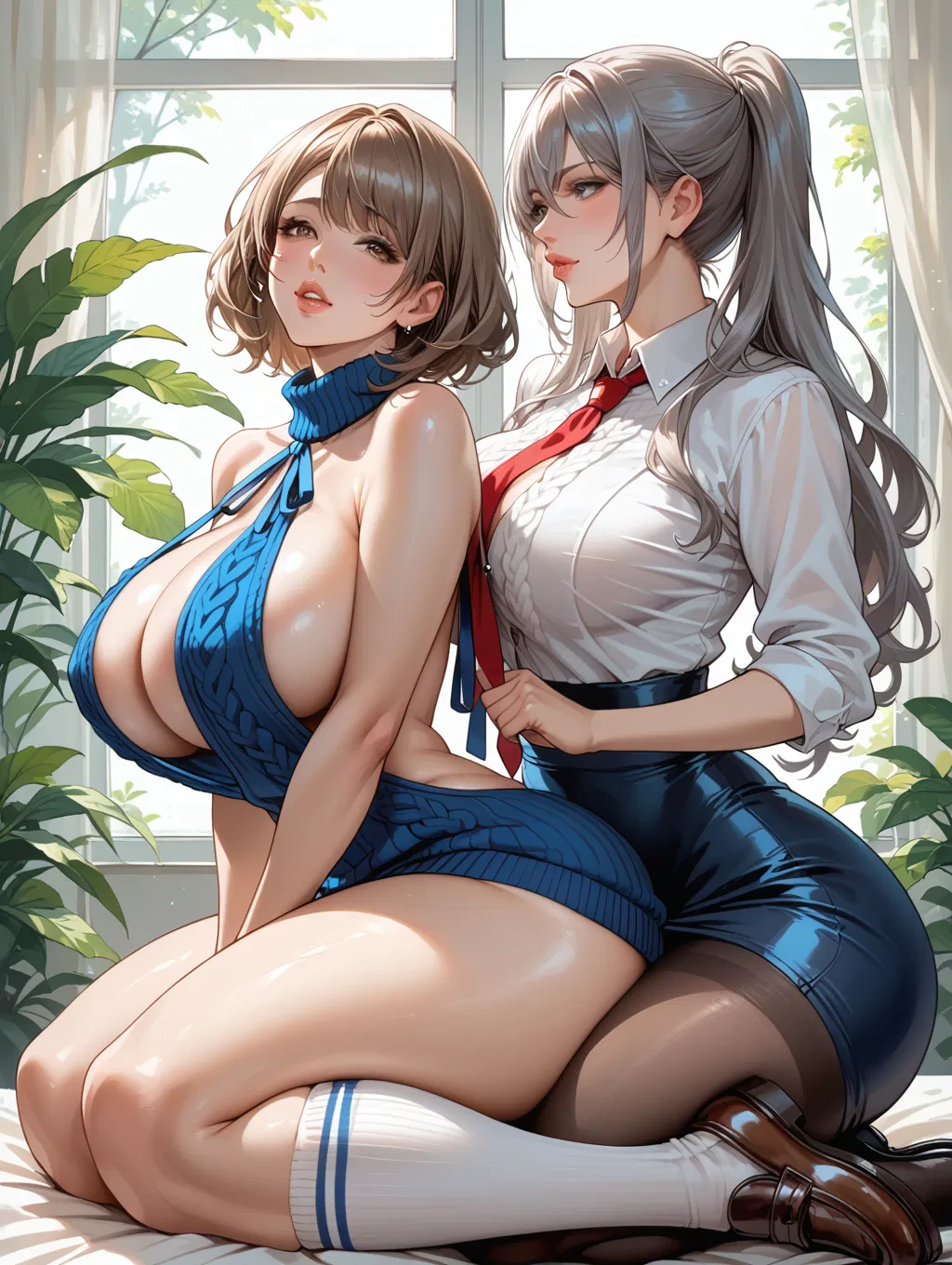 Avatar of Your Stepmom Has Been Bored Lately Ever Since Your Dad Left For A Month Long Business Trip, So She Invited Your Futa Friend Over To The House Without Telling You, So Now You Hear Loud Noises In The Living Room, With Your Stepmom repeatedly Begging Her To G