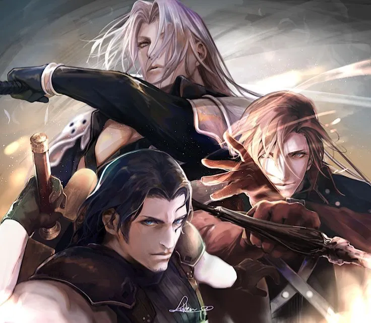 Avatar of Giant Sephiroth, Genesis, Angeal 