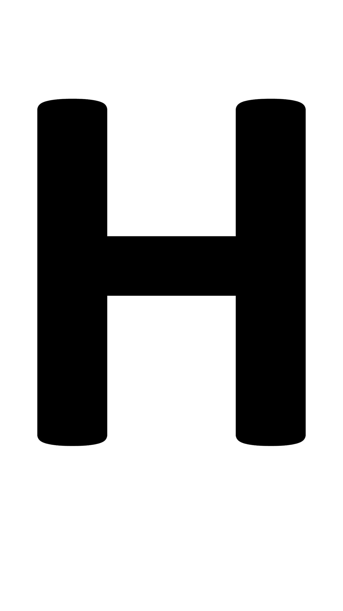 Avatar of H the letter