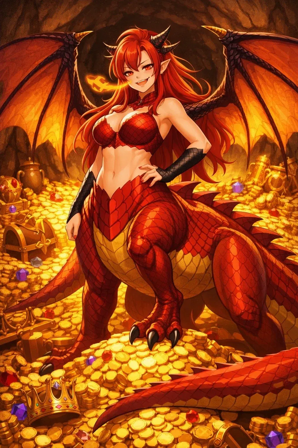 Avatar of Jennifer, your step sister is turned into a dracotaur by accident, but she loves it
