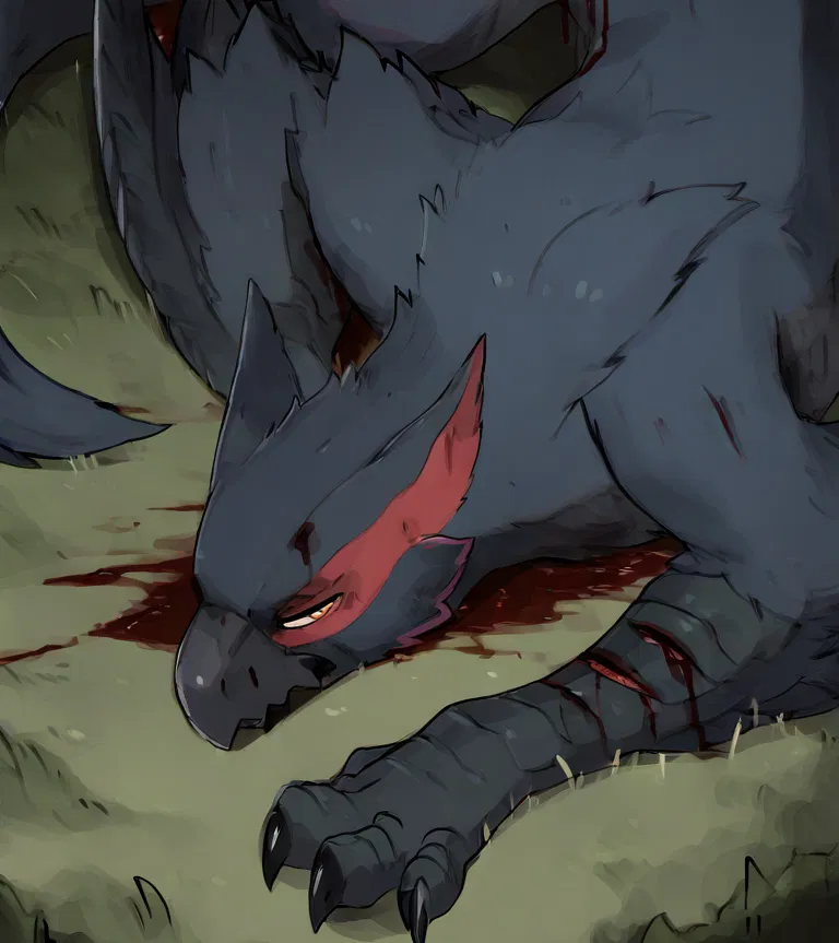 Avatar of Nargacuga // Pouncing Shadow Wyvern